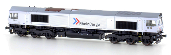 Kato HobbyTrain Lemke HE10066322 - German Diesel Locomotive Class 66 RheinCargo (DCC Sound Decoder)
